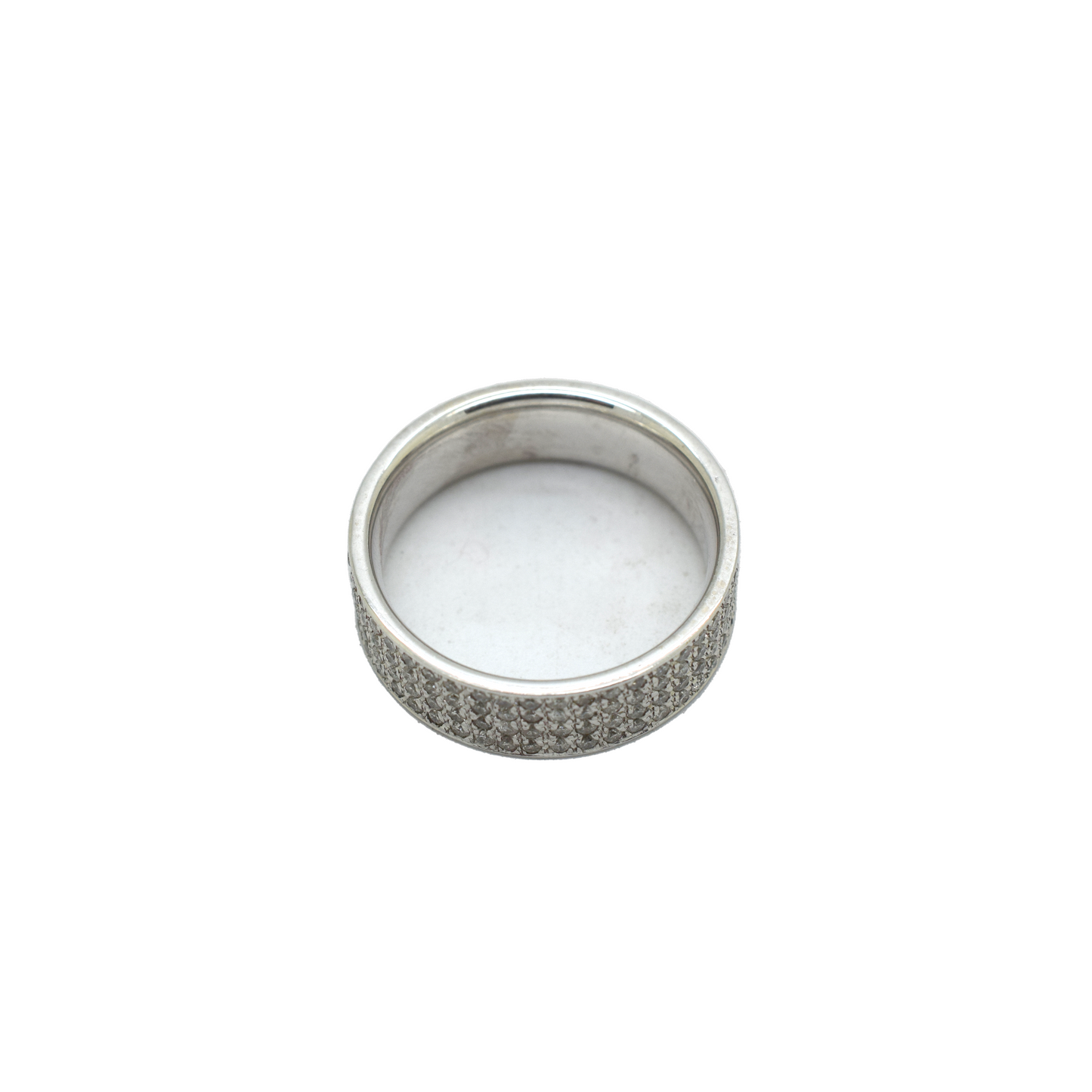 14k Gold Diamond Eternity Band Ring 5.28ct