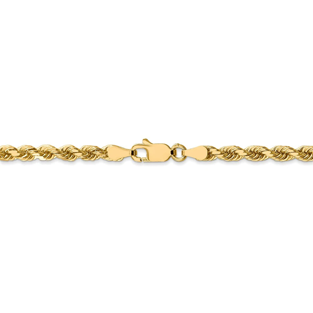 14k Solid Rope Chain 3.5mm