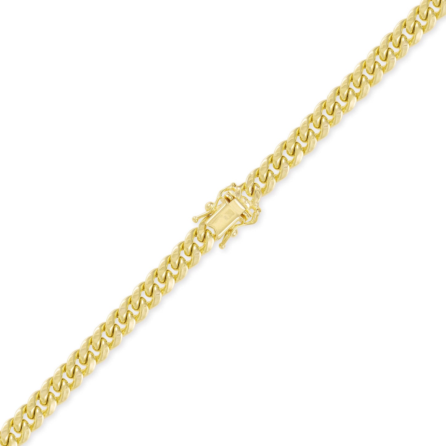 14k Solid Miami Cuban Chain 4.5mm