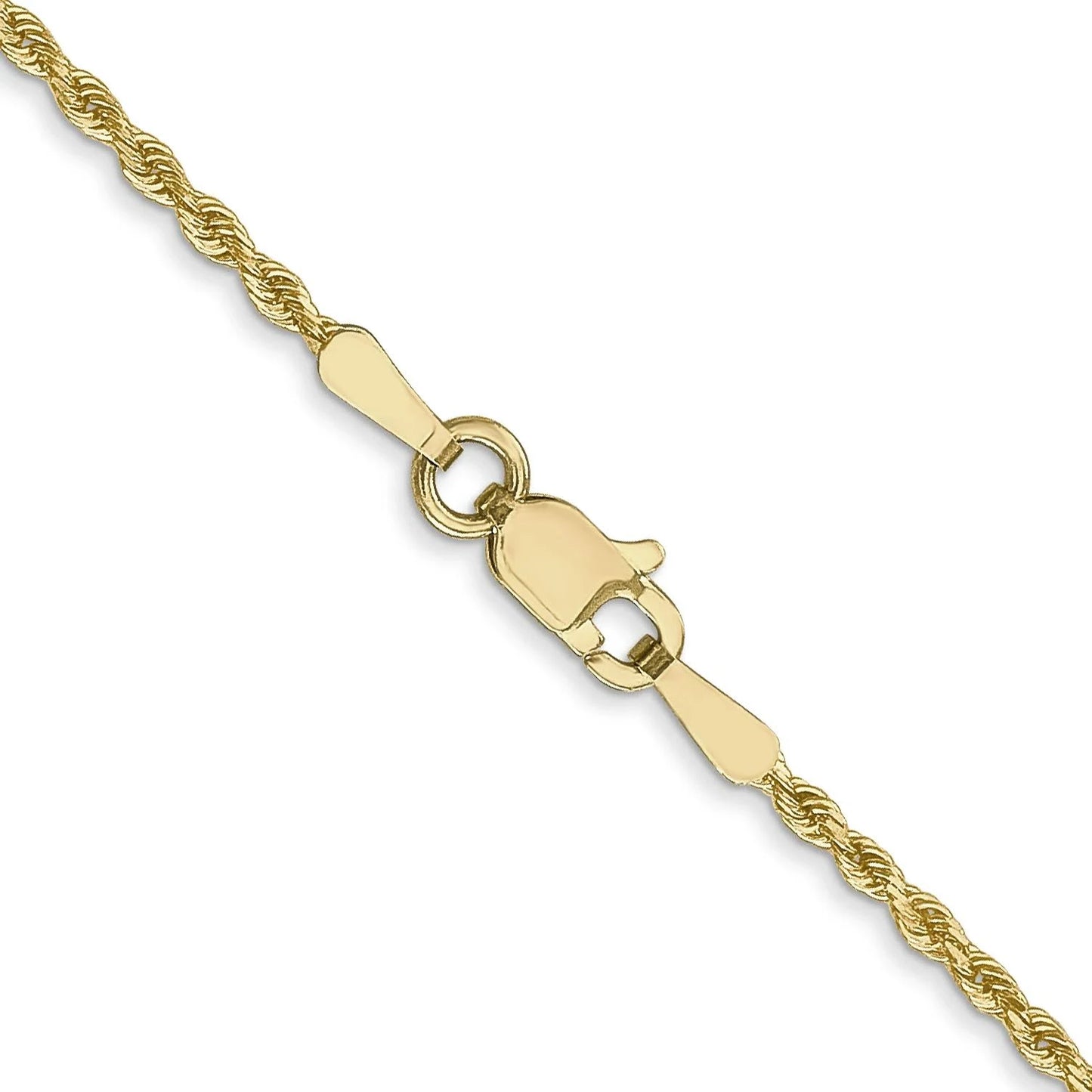 14k Solid Gold Rope Chain 1.5mm