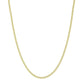 14k Semi-Solid Miami Cuban Chain 2mm