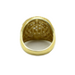 14k Gold Baguette & Round Diamond Circle Ring 2.90ct