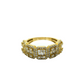 14k Gold Baguette & Round Diamond Ring 1.68ct