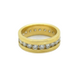 14k Gold Channel-Set Diamond Band Ring 3.6ct