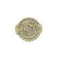 14k Gold Diamond Cake Ring 4.98ct