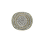 14k Gold Diamond Circle Cake Ring 4.26ct