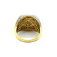 14k Gold Diamond Circle Cake Ring 4.26ct