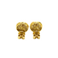 14k Gold Diamond Cluster 5-Point Circle Earrings 1.39ct