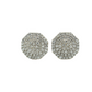 14k Gold Diamond Cluster Hexagon Earrings 1.10ct