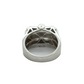 14k Gold Diamond Cluster Square Ring 1.38ct