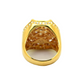 14k Gold Diamond Crowned Cake Ring 3.15ct