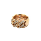 14k Gold Diamond Cuban Ring 2.1ct