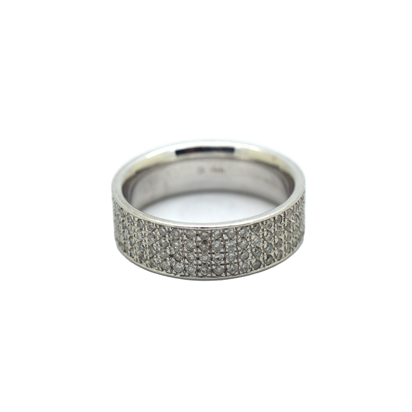 14k Gold Diamond Eternity Band Ring 3.6ct