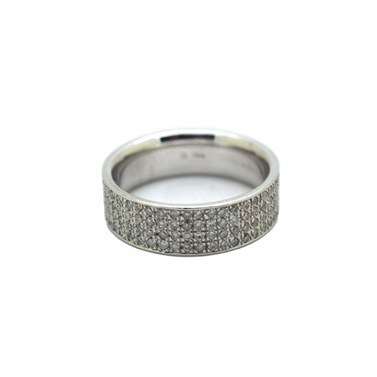 14k Gold Diamond Eternity Band Ring 3.6ct