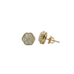 14k Gold Diamond Flower Earrings 1.46ct