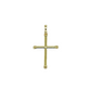 14k Gold Simple Cross Pendant