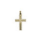 14k Gold Diamond Cross Pendant 1.4ct