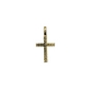 14k Gold Diamond Cross Pendant 1ct