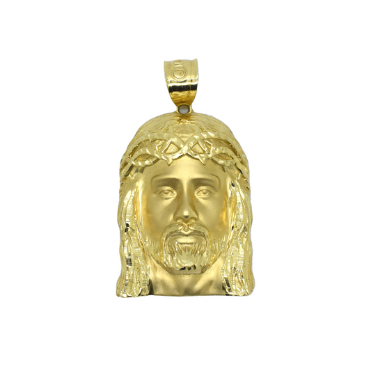 14k Gold Jesus Head 13.6g
