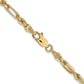 14k Semi-Solid Gold Milano Chain 2.3mm