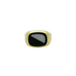 14k Gold Onyx Stone Ring