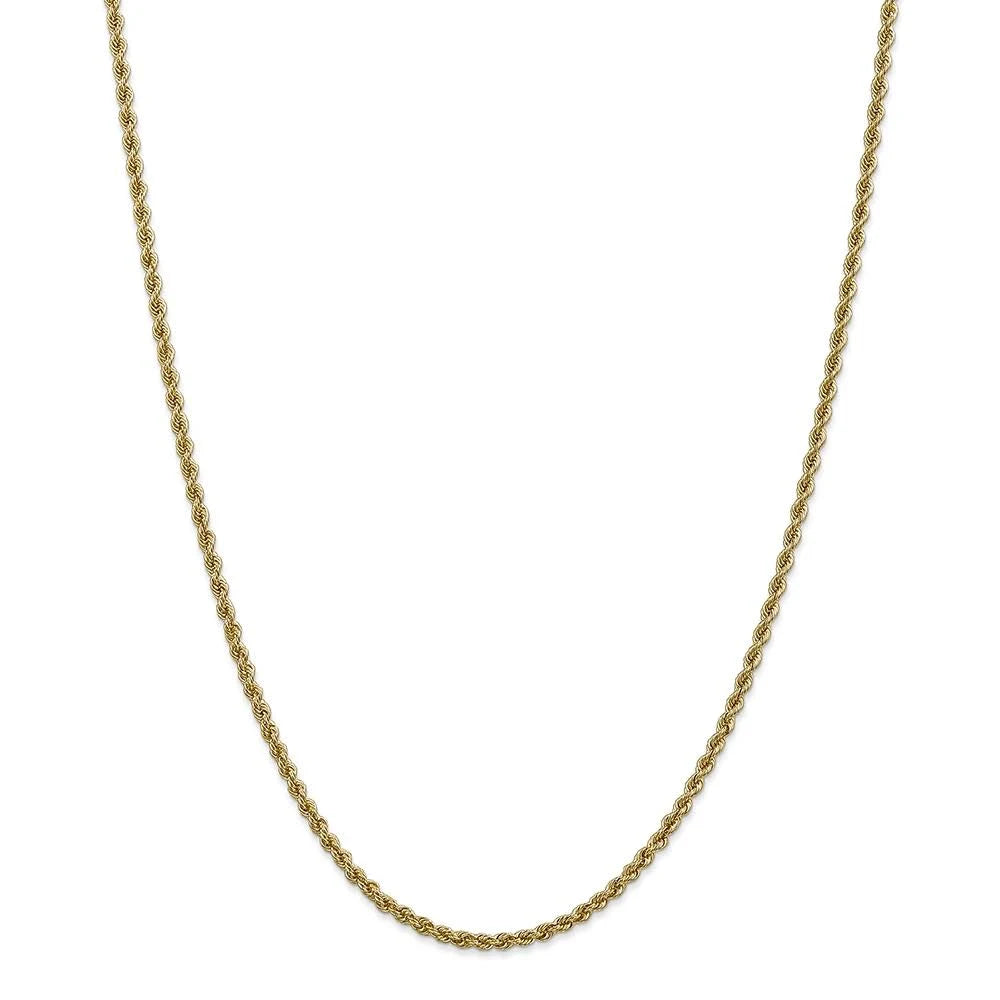 14k Solid Rope Chain 2.3mm