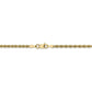 14k Solid Rope Chain 2.3mm