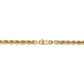 14k Solid Rope Chain 4mm