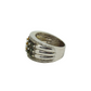 14k Gold Diamond Rainbow Ring 0.22ct