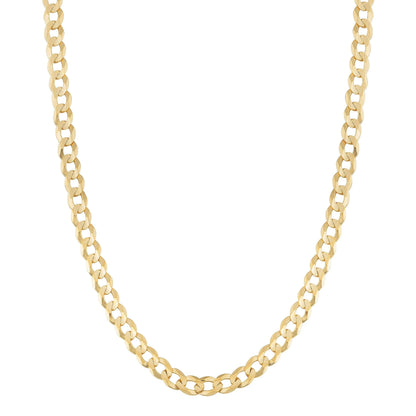 14k Solid Gold Curb Chain 3.1mm