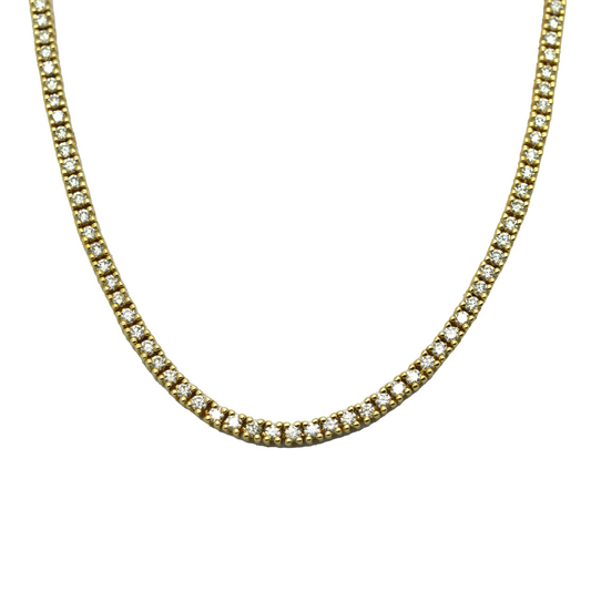 14k Gold Tennis Chain 11.8ct (2.8mm)