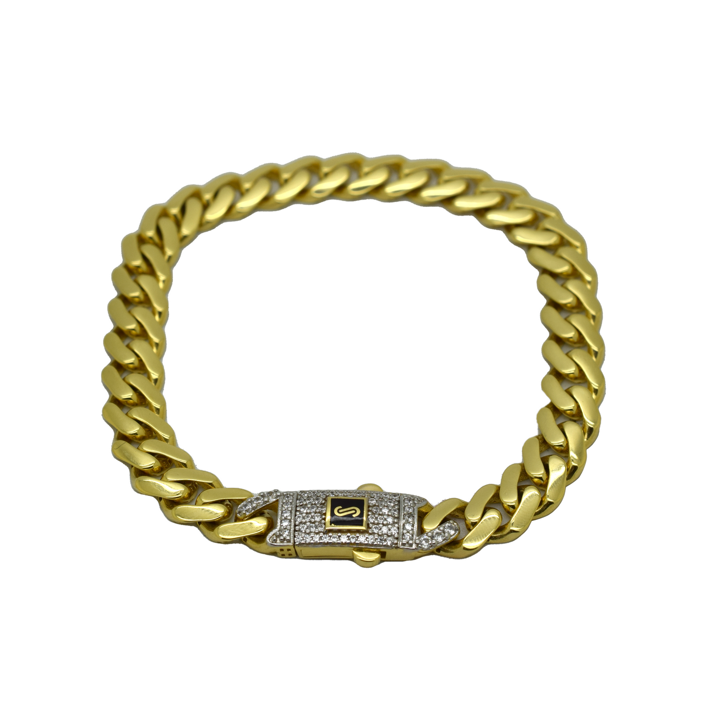 14k Semi-Solid Monaco Anklet 7.6mm