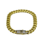 14k Semi-Solid Monaco Bracelet 7.6mm