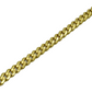 14k Semi-Solid Monaco Anklet 7.6mm