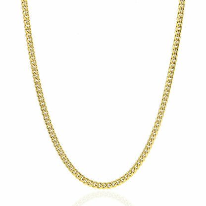 10k Solid Miami Cuban Chain 3.8-4mm