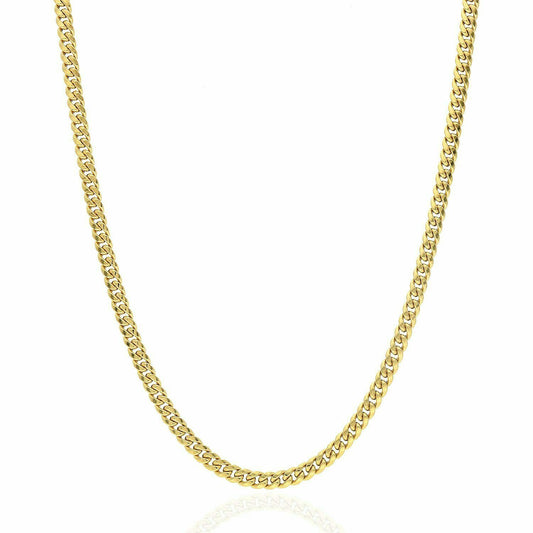 10k Solid Miami Cuban Chain 3.8-4mm