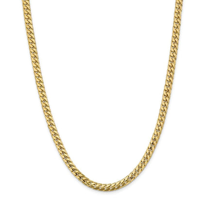 14k Semi-Solid Miami Cuban Chain 5.5mm