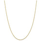 14k Solid Gold Rope Chain 1.5mm
