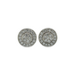 14k Gold Diamond Double Circle Earrings 1.25ct