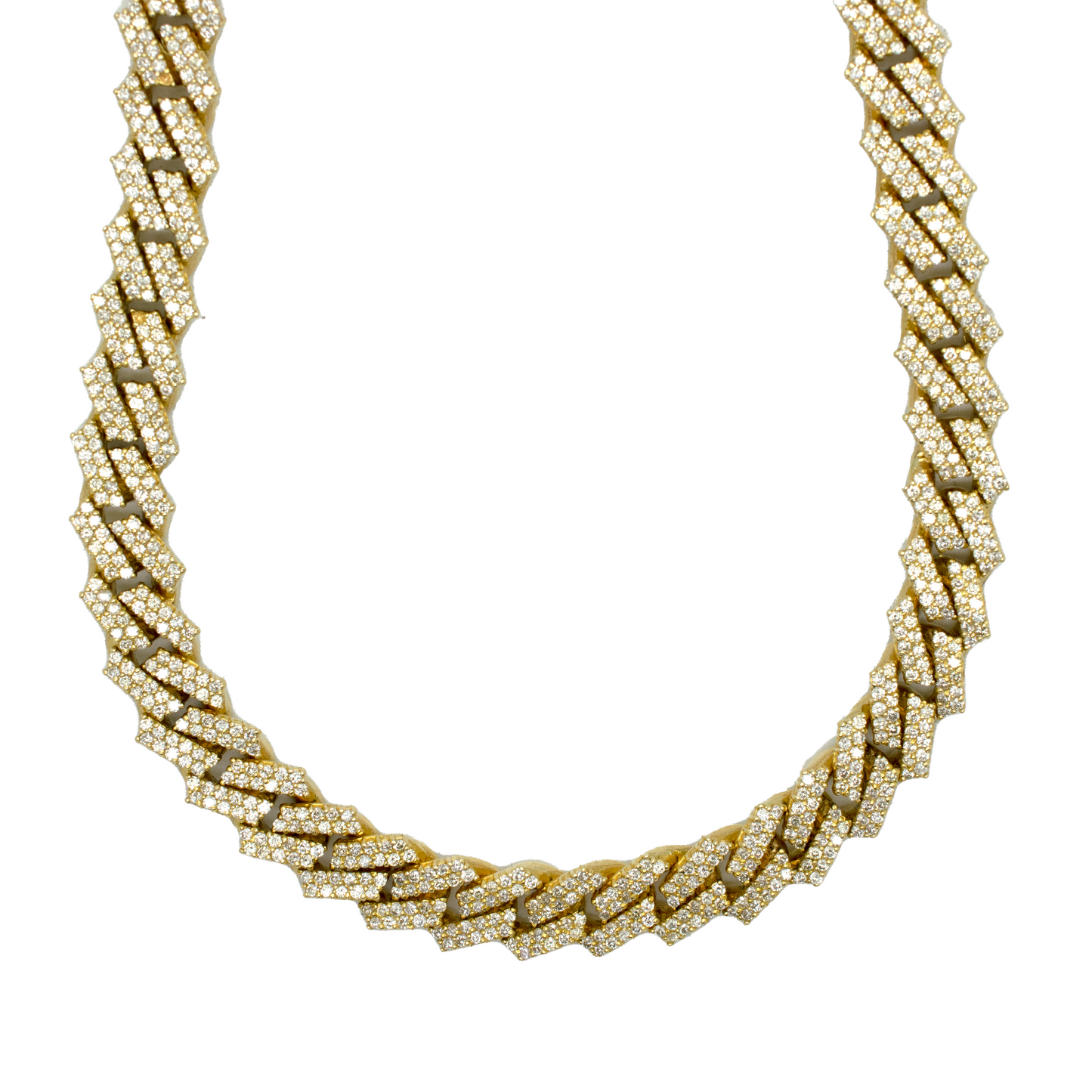 14k Solid Diamond Miami Cuban Chain 167.7g 10.5mm 20"