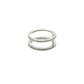 18k Gold Diamond Open Double Band Ring 0.72ct
