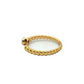 18k Gold Diamond Open Rope Ring 0.18ct