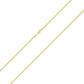10k Semi-Solid Gold Curb Chain 2.5mm