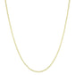 10k Semi-Solid Gold Curb Chain 2.5mm