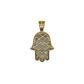 14k Gold Hamsa Hand 0.90 CT