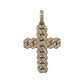 14k Gold Diamond Cross 2.72 CT