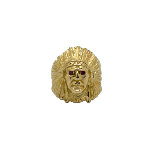 14k Gold Chief Ring