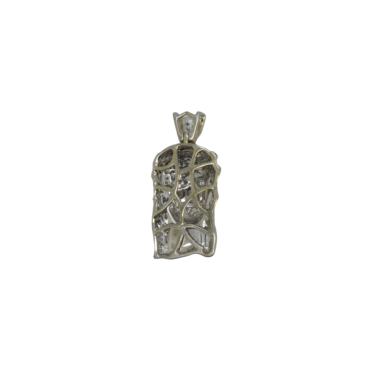 14k Gold Diamond Jesus Head 0.80ct