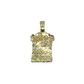 14k Gold CZ Jesus Head 9.1g