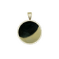 14k Gold CZ Classic Memory Pendant 1.75"